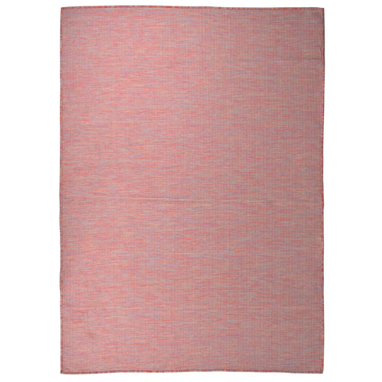 vidaXL Ulkomatto Flatweave 200x280 cm punainen