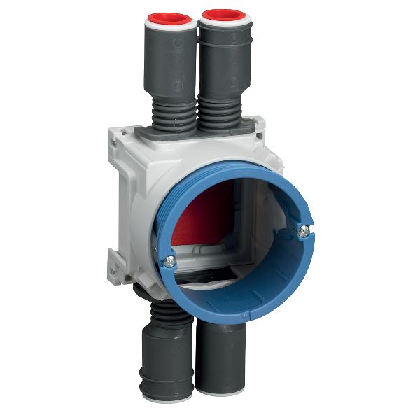 Schneider Electric IMT35008 Kytkentärasia seinän paksuudelle 26/39 mm, 4 yhdistelmänysää