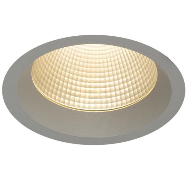Hide-a-Lite Solo Maxi G2 Downlight-valaisin harmaa, 3000K On/off-liitäntälaite