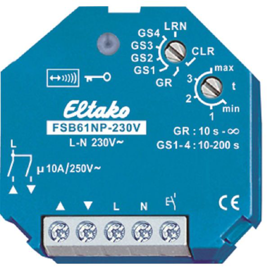 Eltako 30200430 Impulssiryhmäkytkin 868 MHz, 230V AC, IP30