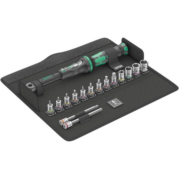 Wera Bicycle Set Torque 1 Työkalusarja 16 osaa, mukana säilytyspakkaus