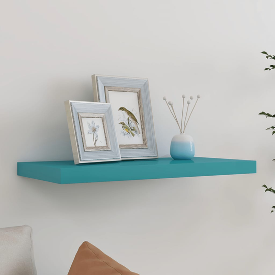 vidaXL Kelluva seinähylly sininen 60x23,5x3,8 cm MDF