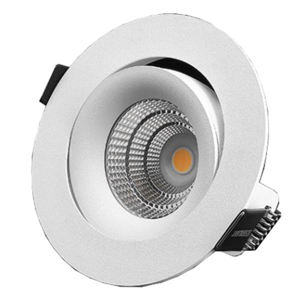 Designlight P-1603530 Downlight-valaisin 7 W, säädettävä, valkoinen 3000 K