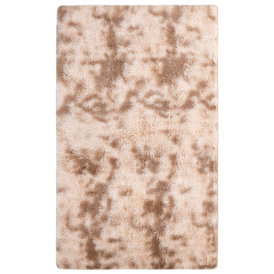 vidaXL Shaggy-matto kerma 270x180 cm