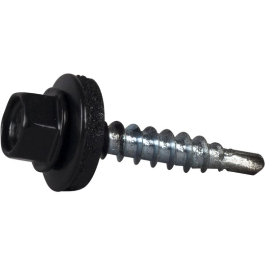 ESSVE 64917 Kateruuvi 4,8 x 28 mm, porakärki, 250 kpl Musta (RR33)