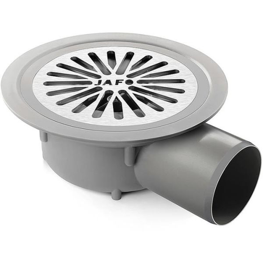 Jafo 7113195 Lattiakaivo 150 mm, sivu-ulostulolla Ilman syvennystä siivilässä