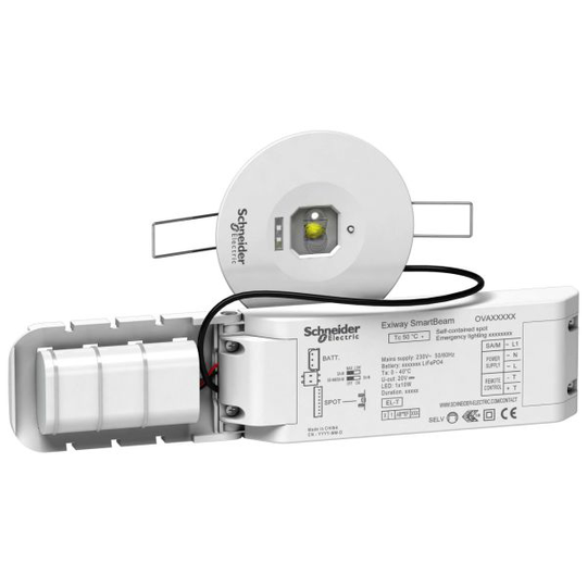 Schneider Electric OVA48921 Turvavalaisin Ympärisäteilevä linssi