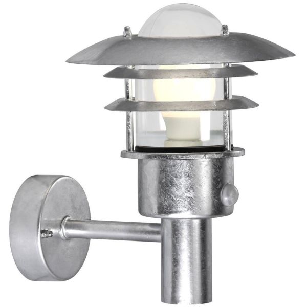 Nordlux LONSTRUP 71432031 Seinävalaisin E27, IP44, anturilla