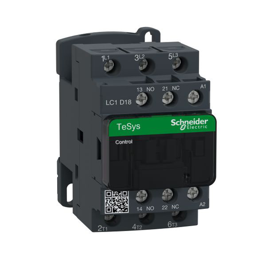 Schneider Electric LC1D18B7 Kontaktori 9-38A LC1D, vaihtovirtakäämi 18A, 7,5 kW, 24V AC