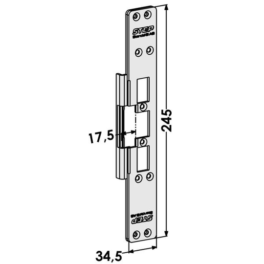 STEP ST6509 Tolppa malliin STEP 60 Silent 17,5 mm