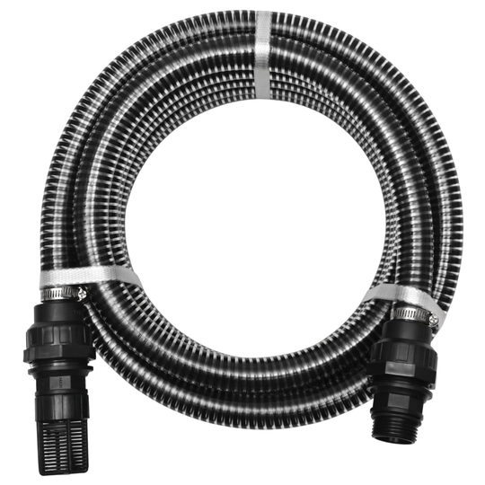 vidaXL Imuletku ja liittimet 4 m 22 mm musta