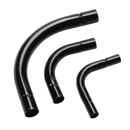 Pipelife 70002814 Putken mutkakappale musta, 90° 16 mm, 70 mm