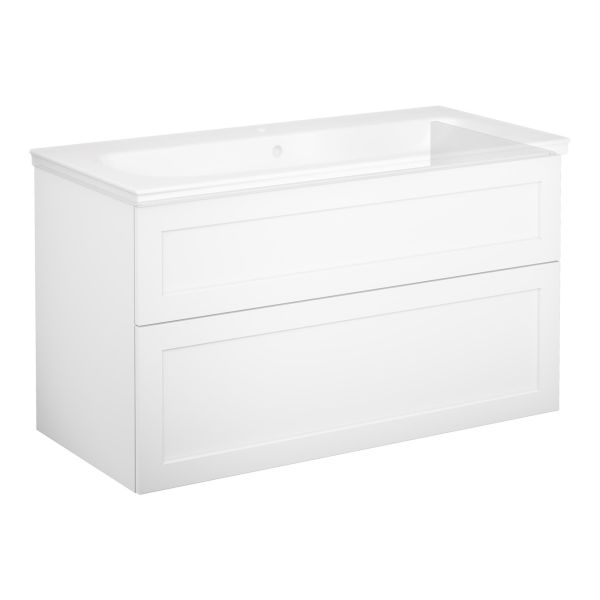 Gustavsberg Artic Komuutti 100 cm, ilman pesuallasta Valkoinen, kehysmallinen luukku