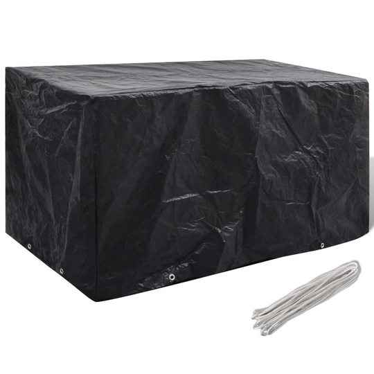 vidaXL Puutarhakalusteiden suoja 8 purjerengasta 180x70x90 cm