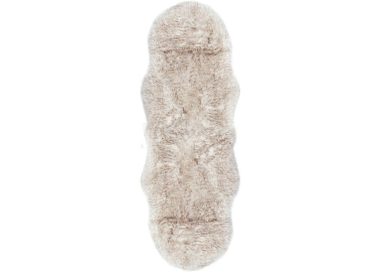Narma Vegan Fur plyysimatto Dolly linen tip 60x160 cm