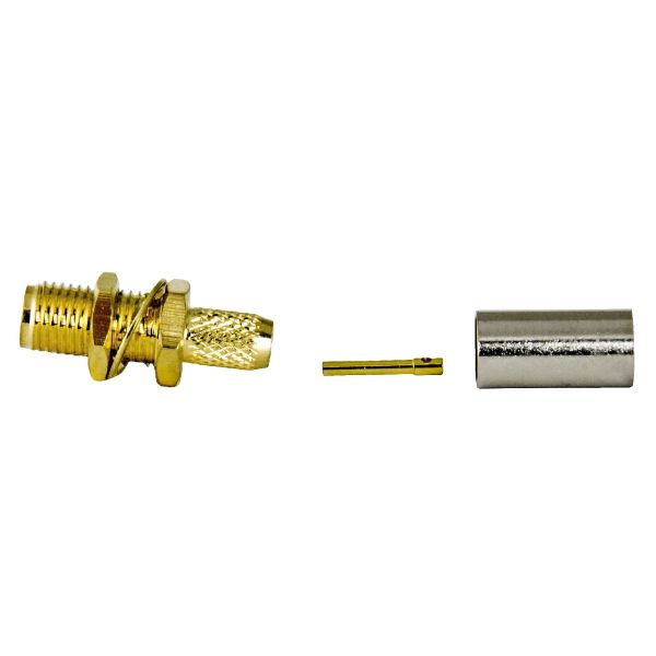 Televes 411611 Verkkovirtakaapeli SMA-tyyppi, 50 ohmille SMA-0, naaras
