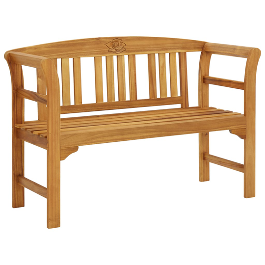 vidaXL Puutarhapenkki 114 cm täysi akaasiapuu