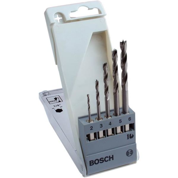 Bosch 2608595525 Poranteräsarja puulle, kuusiokannalla