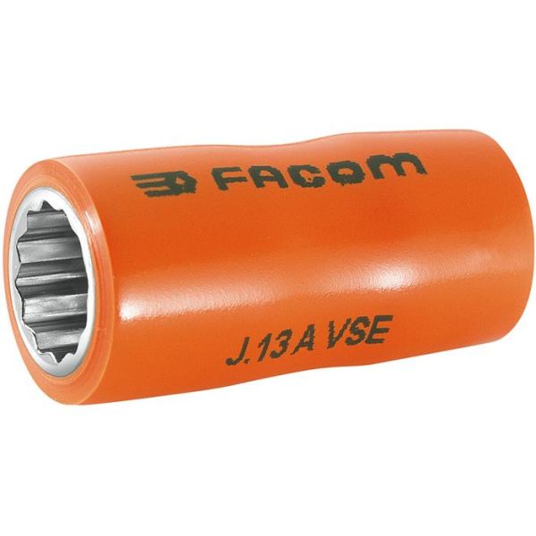 Facom J.10AVSE Hylsy 3/8", 10 mm, 12 k, 1000V