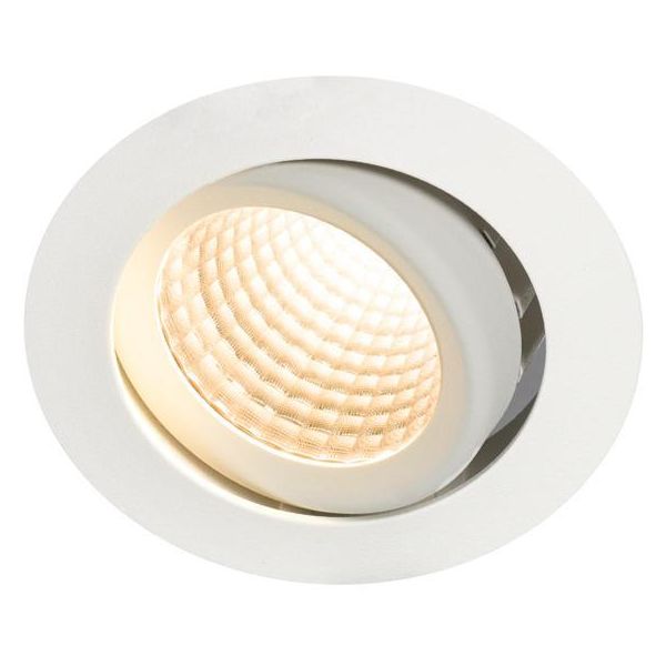 Hide-a-Lite Optic XL Downlight-valaisin 15W, kallistus, Dali-liitäntälaite 2700K