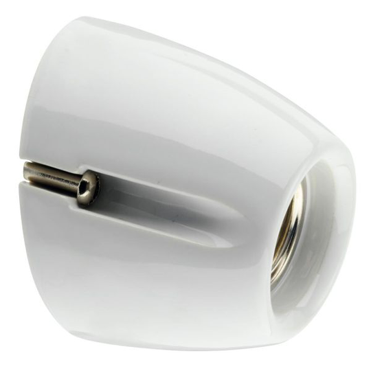 Ifö Electric Basic Posliinivalaisin valkoinen, vino sokkeli