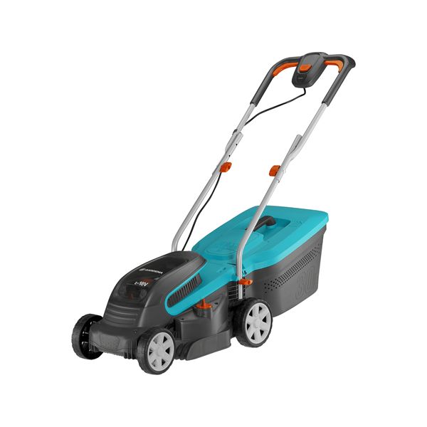 Gardena PowerMax Ruohonleikkuri mukana akku ja laturi