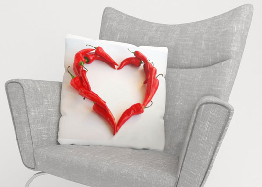 Koristetyynyliina HOT HEART 40x60 cm