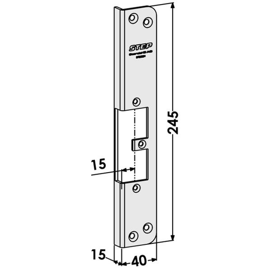 STEP ST9502H Tolppa mallille STEP 92 Preload ja Release 15 mm, vastaa ST6515/730T