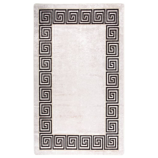 vidaXL Matto pestävä 120x180 cm vaalea beige liukumaton