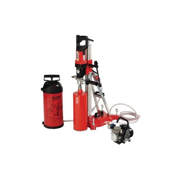Ridgid RB-3W Timanttiporakone jalustan ja ankkurisarjan kanssa