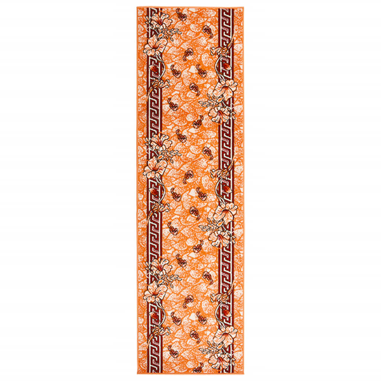 vidaXL Käytävämatto BCF terrakotta 100x450 cm