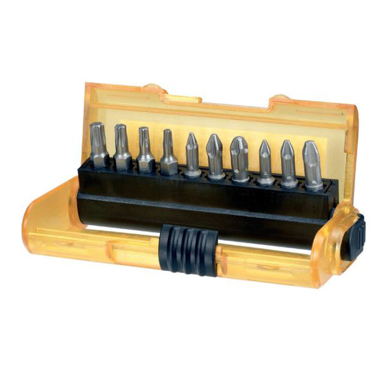 Dewalt DT7916-QZ Ruuvikärkisarja 11 osaa, Torx, PH, PZ