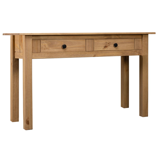 vidaXL Konsolipöytä 110x40x72 cm täysi mänty Panama-sarja
