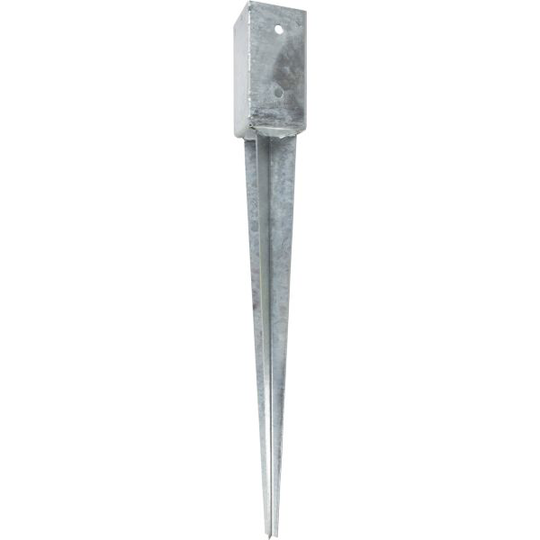 ESSVE 951690 Tolppapiikki 2 mm, kuumasinkitty 76 x 76 x 750 mm