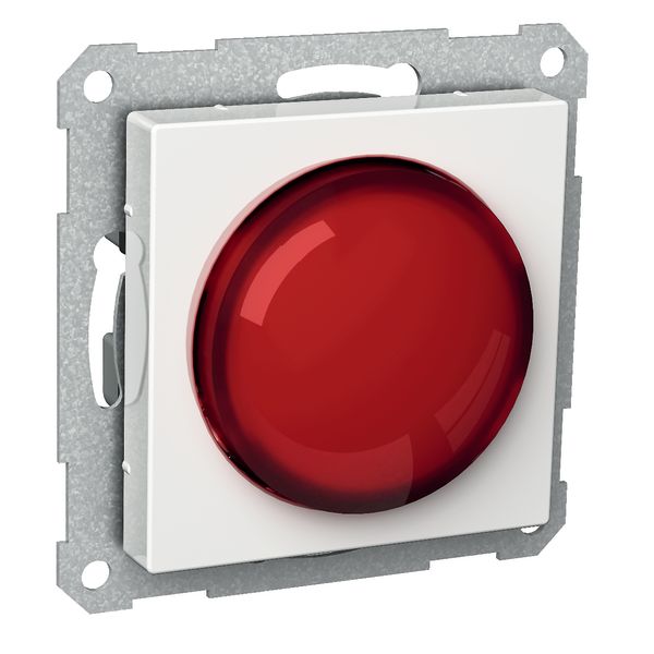 Schneider Electric Exxact Valosignaali E10, valkoinen Punainen linssi