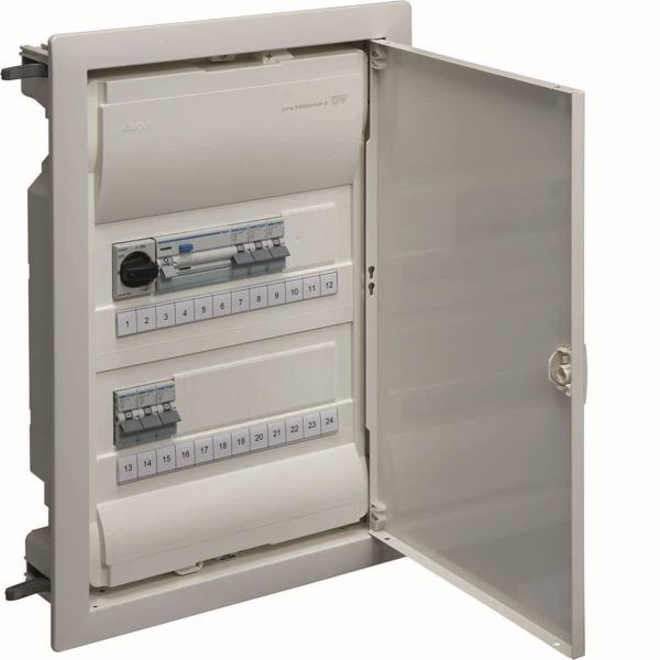 Hager VU24NF Kytkentäkaappi Tyyppi: Volta, IP30 2 x 12 moduulia