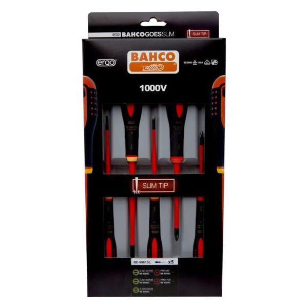 Bahco BE-9881SL Ruuvimeisselisarja