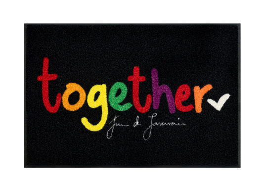 Kynnysmatto Together in love 50x75 cm