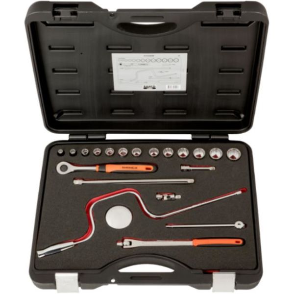 Bahco A7535DZE Hylsysarja 3/8", 20 osaa, tuumakoko