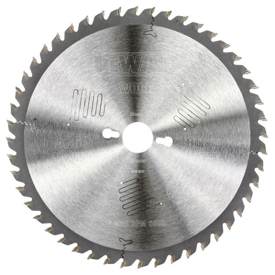 Dewalt DT4324-QZ Pyörösahanterä 260 x 30 mm, 48T