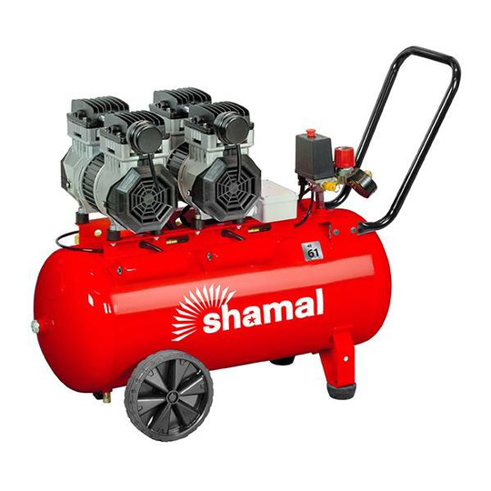 Shamal Siltek 50 l Kompressori 270/230 l/min, 8 baaria