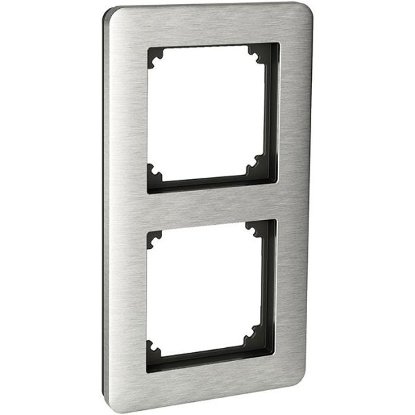 Schneider Electric Exxact Solid Yhdistelmäkehys terästä 2-lokeroinen