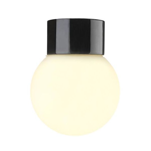 Ifö Electric 6041-800-16 Kattovalaisin matta, suora, IP54, LED Musta
