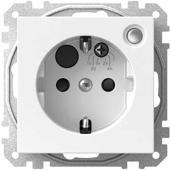 Schneider Electric Exxact WDE002469 Ajastin integroidulla 1-osaisella pistorasialla