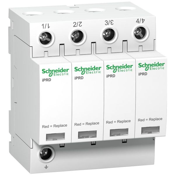 Schneider Electric A9L40400 Ylijännitesuoja epäsuoria salamaniskuja vastaan, iPRD 40R 4 johdin, ilman kosketinta