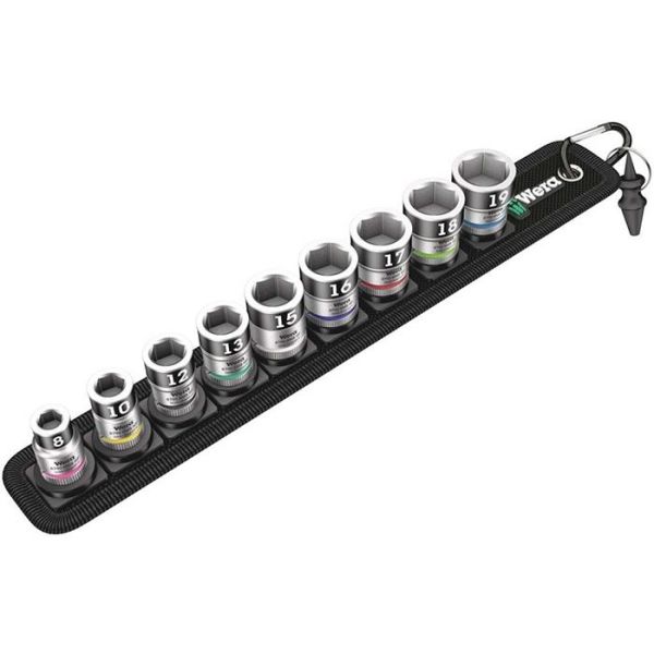 Wera Zyklop B 1 Hylsysarja pitotoiminnolla, 3/8"