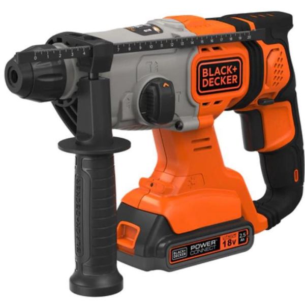 Black & Decker BCD900E2K-QW Iskuporakone mukana akut, latauslaite ja tarvikkeet