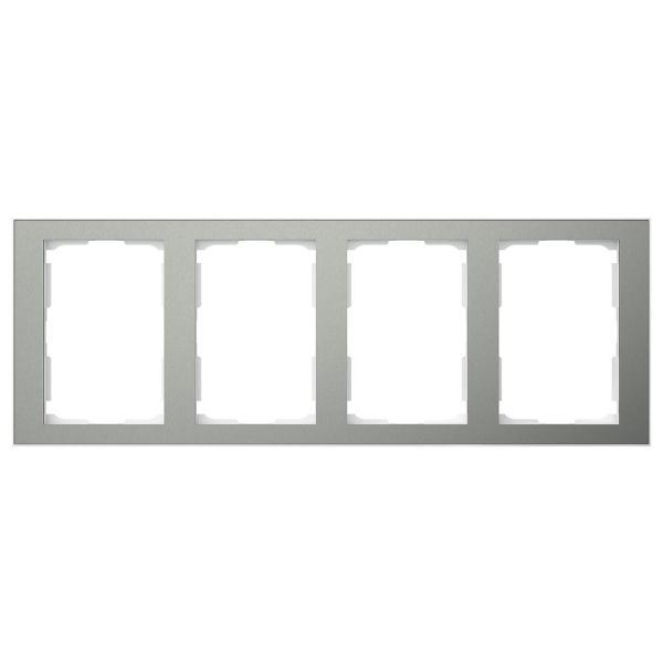 Elko EKO06188 Yhdistelmäkehys sininen metalli/alumiini, 1 ½ lokeroa 4 x 1½ lokeroa