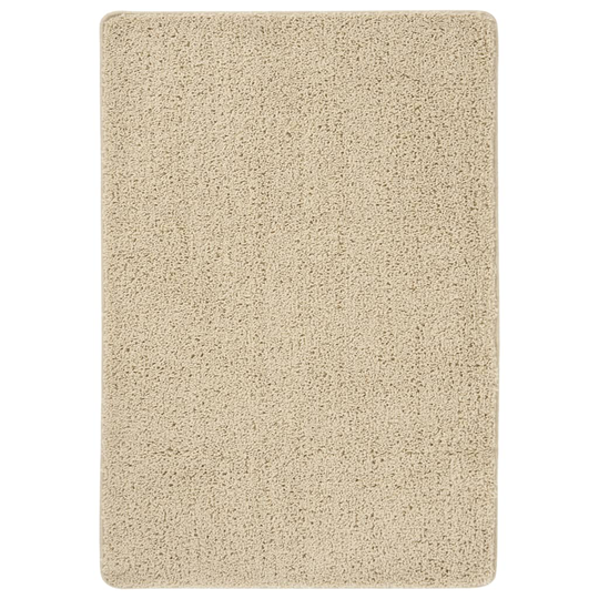 vidaXL Pörrömatto kerma 160x230 cm liukumaton