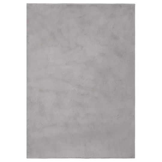vidaXL Matto jäniksen tekoturkis 200x300 cm harmaa